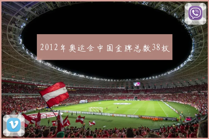 2012年奥运会中国金牌总数38枚